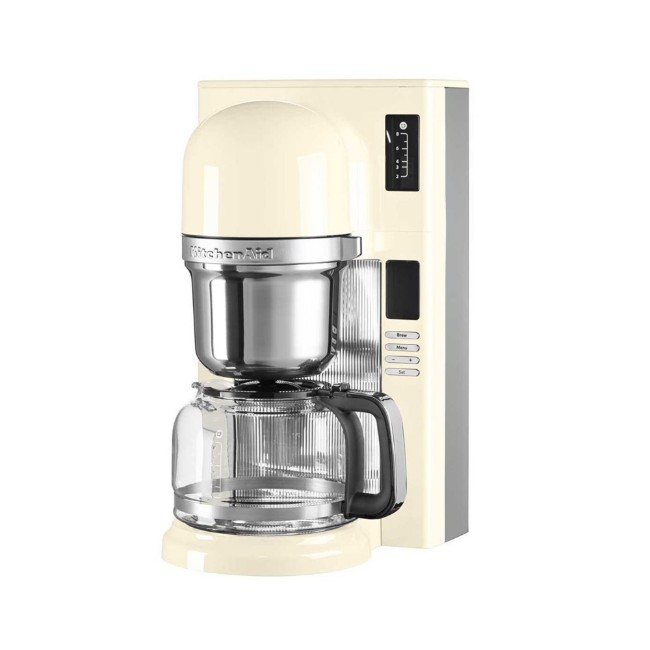 Кафемашина за шварц KitchenAid, 1200W, Програмируема, Бадемово бяла