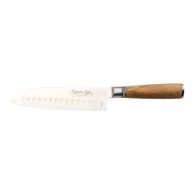 Нож Santoku, стомана, 18 см, "Katana Saya" - Grunwerg