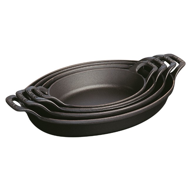 Овална готварска, чугун, 32 см, Black - Staub