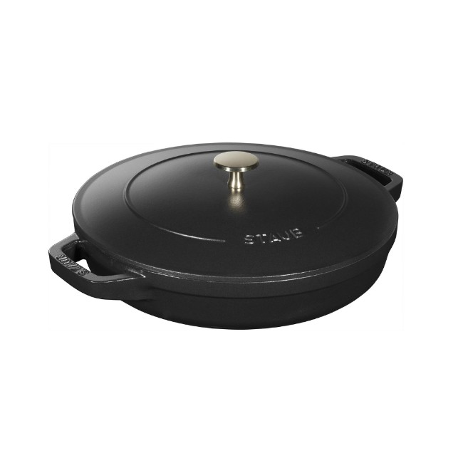 Комплект съдове Cocotte от 3 части, 24см, чугун, Black - Staub