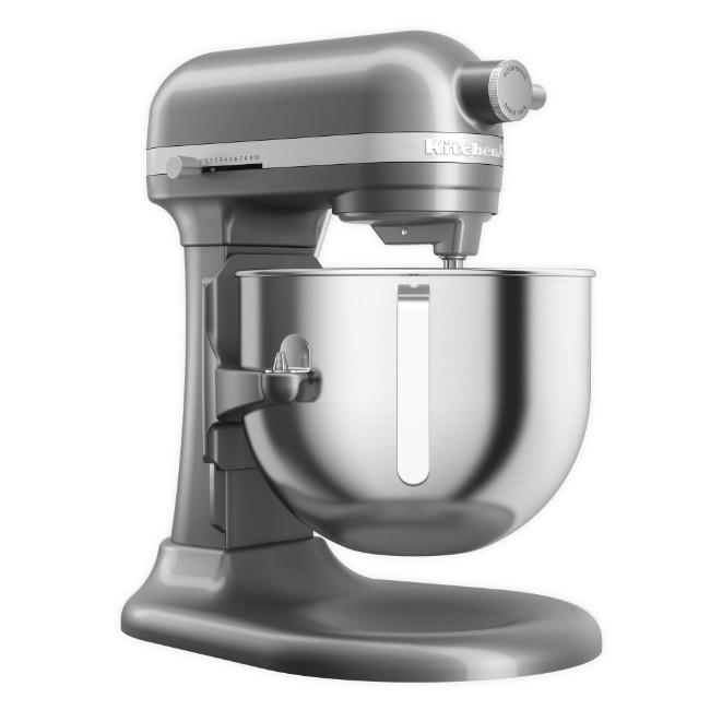 Миксер с повдигаща се купа, 6,6 л, модел HEAVY DUTY, Contour Silver - KitchenAid