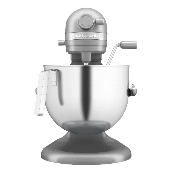 Миксер с повдигаща се купа, 6,6 л, модел HEAVY DUTY, Contour Silver - KitchenAid