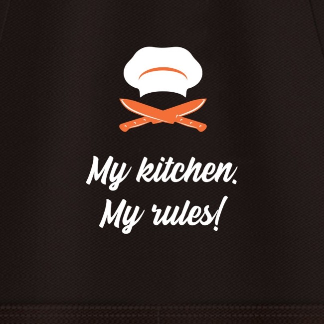 Кухненска престилка "My kitchen. My rules!"