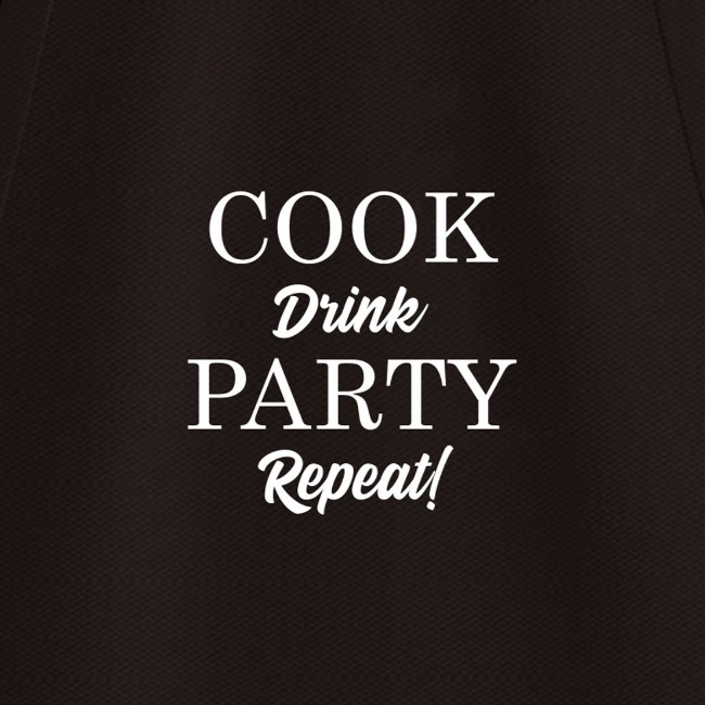 Кухненска престилка “COOK Drink PARTY Repeat!”