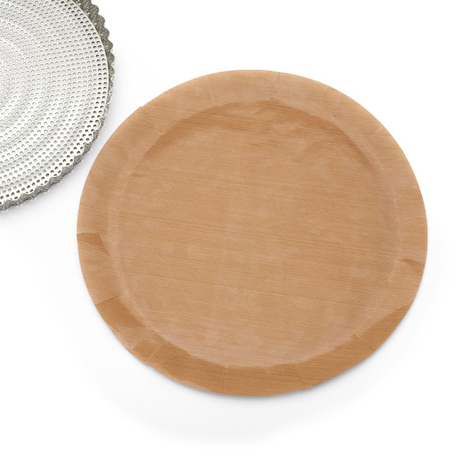 Перфорирана форма за тарти, с включена хартия за печене, неръждаема стомана, 28 см - de Buyer