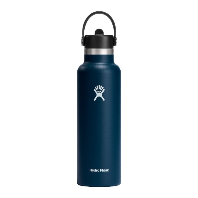 Термоизолираща бутилка, неръждаема стомана, 620 мл, "Standard Straw", Indigo - Hydro Flask