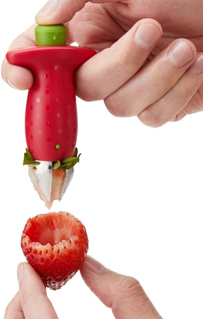 Уред за премахване на дръжките на ягоди, неръждаема стомана, "StemGem" - Chef'n