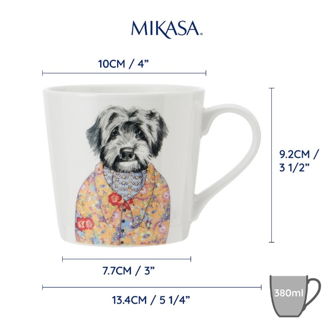 Порцеланова чаша, 380 мл, дизайн на куче - Mikasa