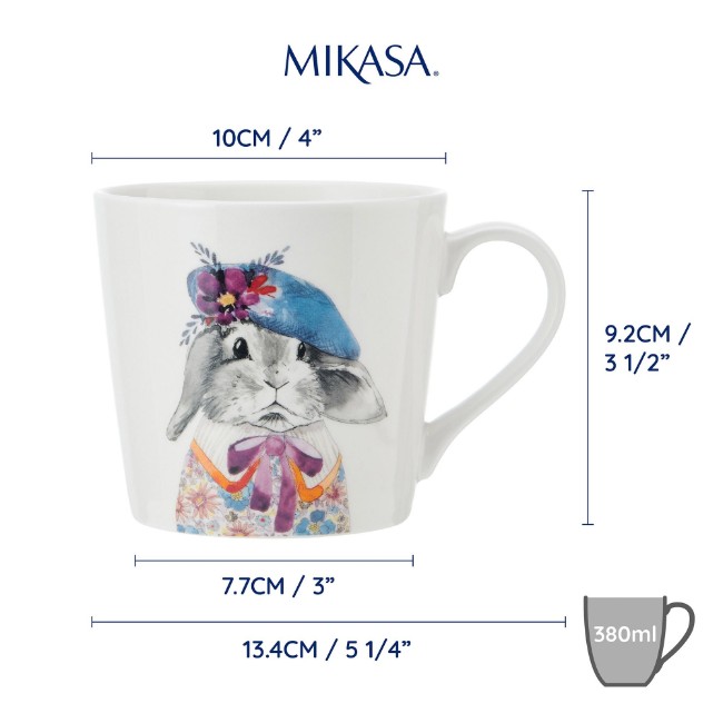 Порцеланова чаша, 380 мл, модел зайче - Mikasa