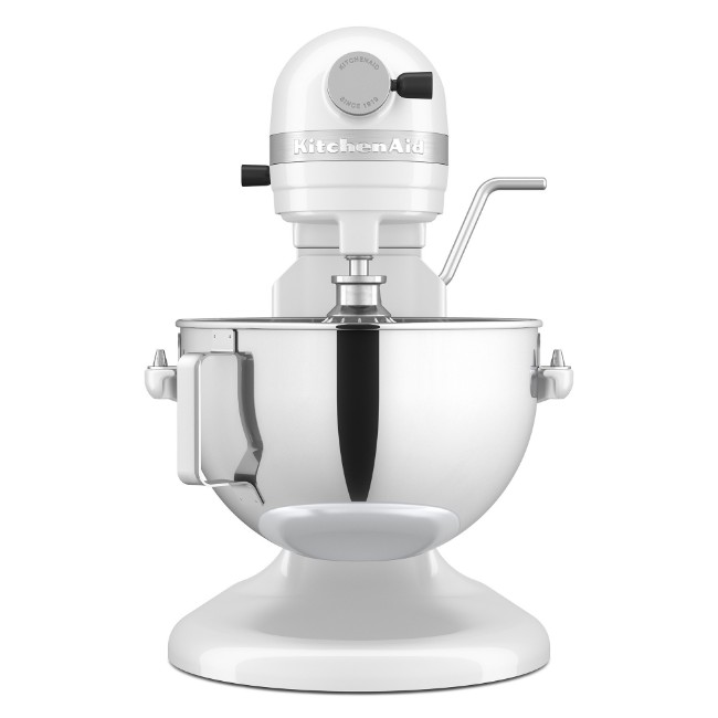 Миксер с купа 5,2 л, модел HEAVY DUTY, бял - KitchenAid