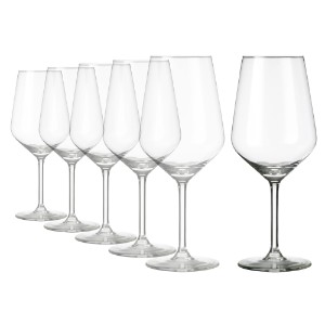 Комплект от 6  чаши за вино, стъкло, 380 мл "Carre" - Royal Leerdam