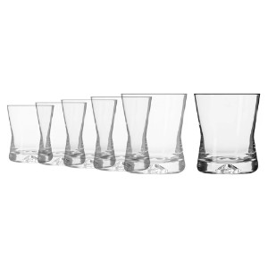 Комплект 6 чаши за уиски, X-line, 290 мл - Кросно