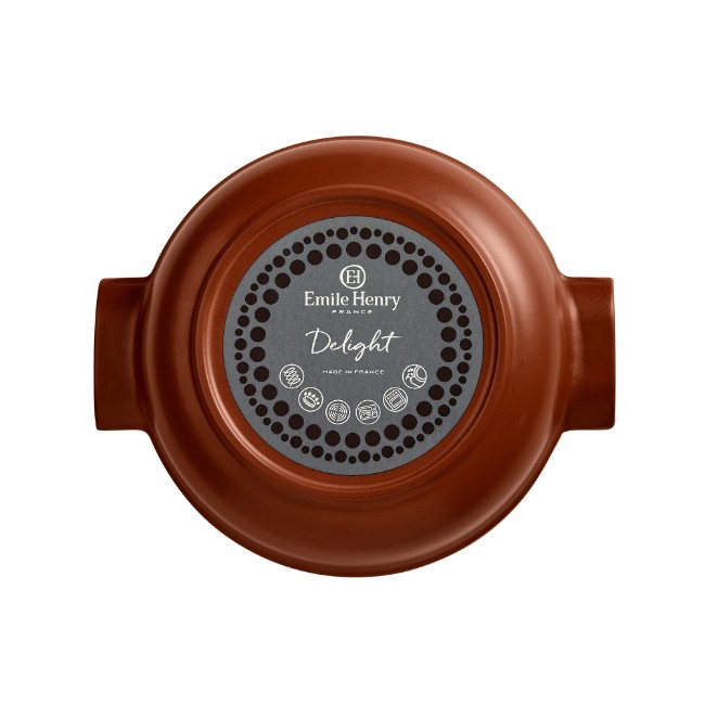 Керамична тенджера Cocotte, 27см/2,5л "Delight", Sienna - Еmile Henry