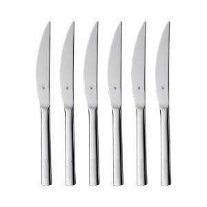 Комплект ножове за стек 6 части, неръждаема стомана, 23 см, "Nuova" - WMF