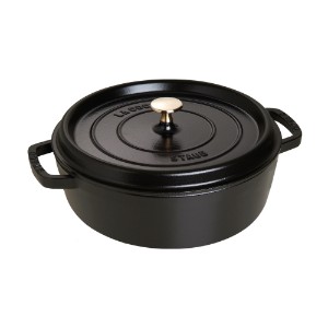 Плитък Cocotte, чугун, 28 см/5,7 л, Black - Staub