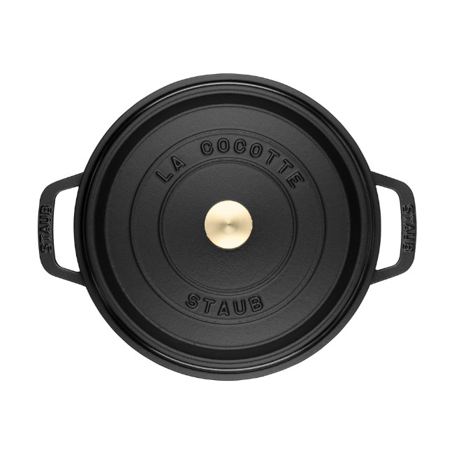 Плитък Cocotte, чугун, 28 см/5,7 л, Black - Staub