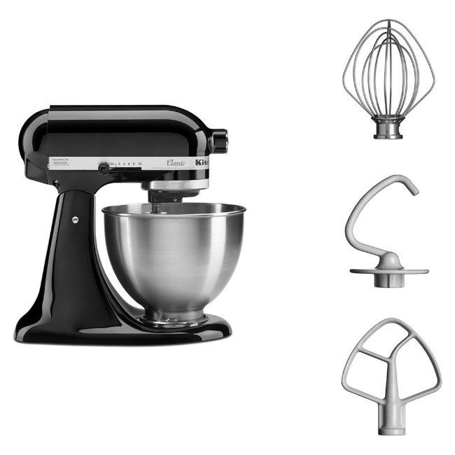 Комплект от 4,3 L Classic@ standmixer и 1,7 L кухненски робот, Onyx Black - KitchenAid