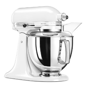 Планетарен миксер Artisan Elegance 4.8 л, Модел 175, White - KitchenAid