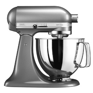 Планетарен миксер Artisan, 4.8 л, Модел 125, Contour Silver - KitchenAid