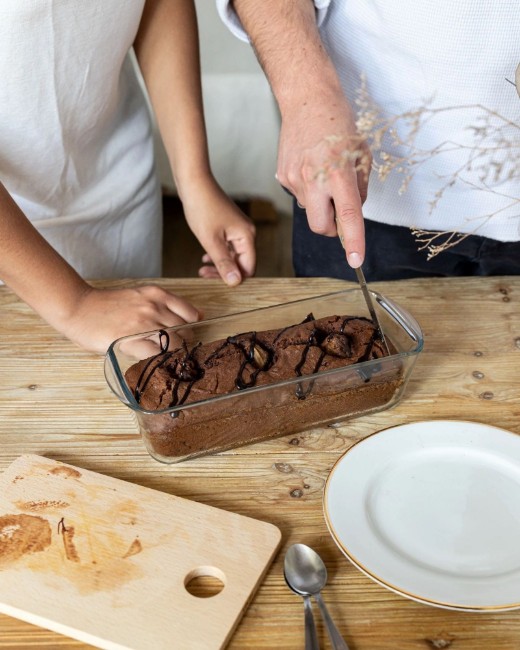 Правоъгълна тава за печене, топлоустойчиво стъкло, 28х12см, "Cook&Enjoy" - Pyrex