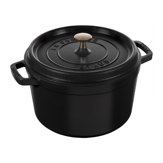 Тенджера Cocotte, чугун, 24 см/4,7 л, Black - Staub