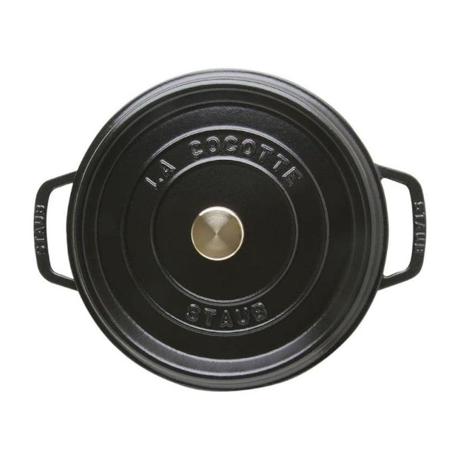 Тенджера Cocotte, чугун, 24 см/4,7 л, Black - Staub