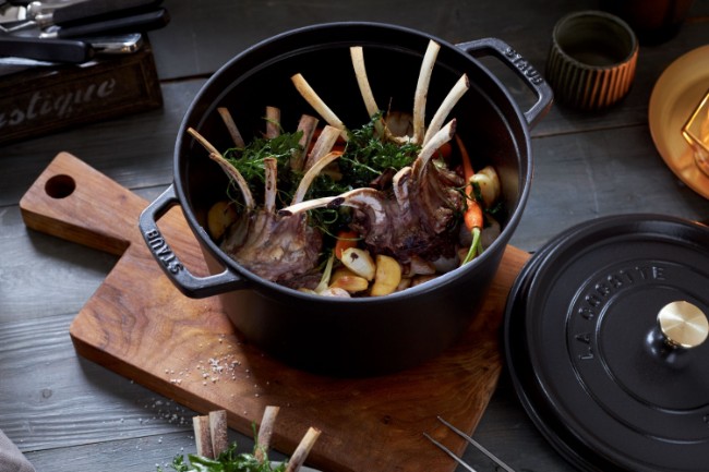 Тенджера Cocotte, чугун, 24 см/4,7 л, Black - Staub