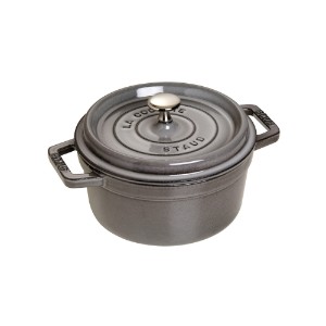 Тенджера за готвене от чугун Cocotte, 22 см/2,6 л, <<Графитно сива>> - Staub